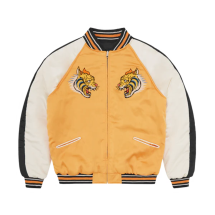 Corteiz Logo Bomber Down Noir Jacket || 33% OFF
