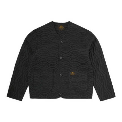Corteiz Logo Bomber Down Noir Jacket || 33% OFF