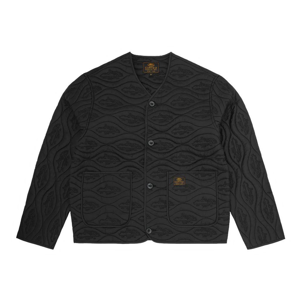 imgi_9_GUERILLAZPARKALINER_TRIPLEBLACK_01_1024x1024 Corteiz Logo LINER PARKA Down Jacket