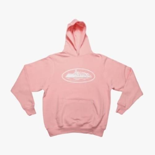 Corteiz 4Starz Alcatraz Rosa Cipria Felpa