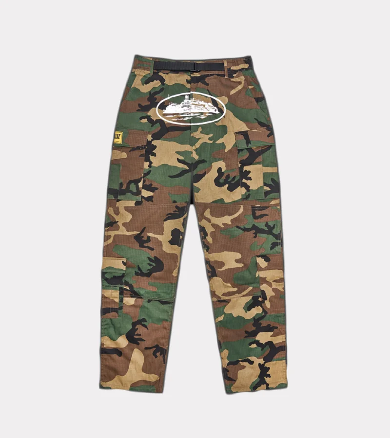Corteiz Alcatraz Woodland Camo Cargos