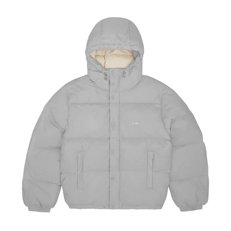 Corteiz V2 Logo Bolo Blanc Gris Jacket