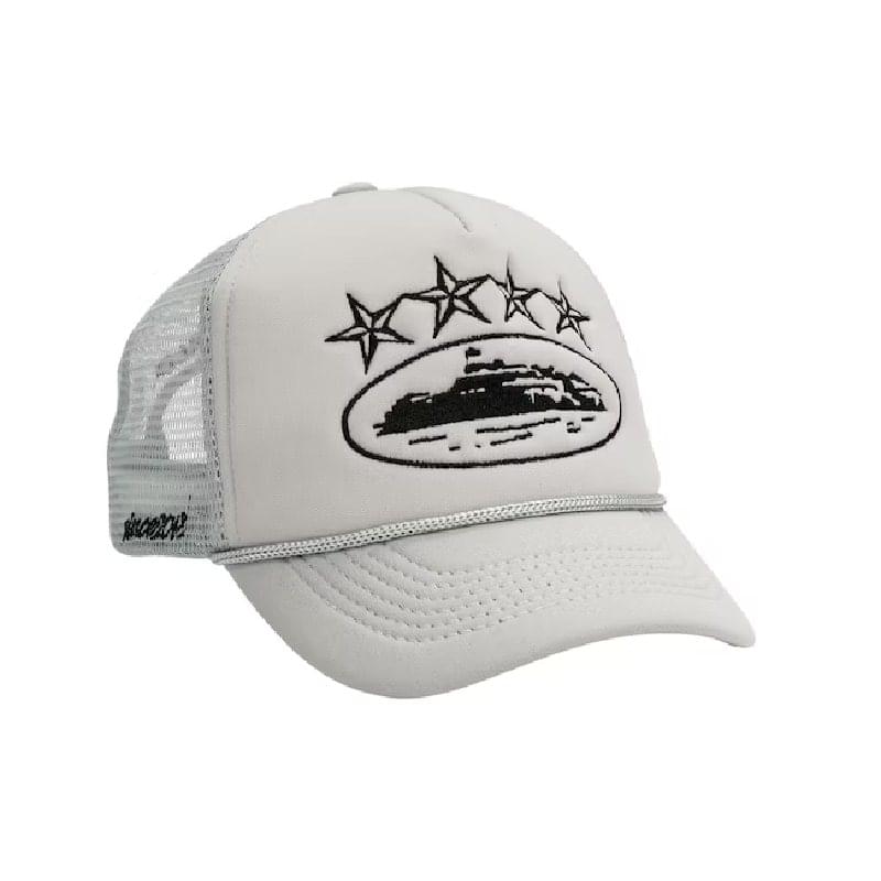 Corteiz Alcatraz Logo De 4Starz Gris Cap