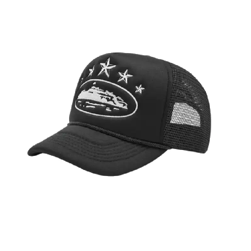 Corteiz Alcatraz Logo De 5Starz Noir Cap