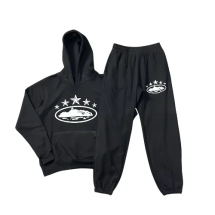 Corteiz Alcatraz Starz Logo Nero Premium Tuta