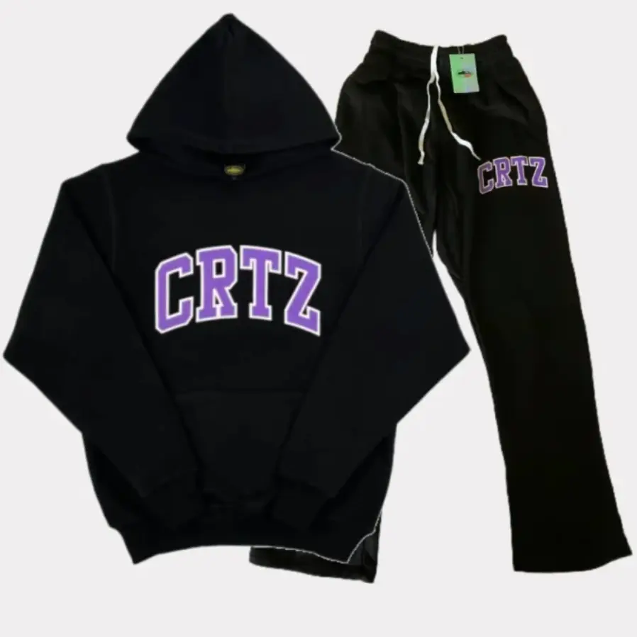 Corteiz Alcatraz CRTZ Logo Nero Premium Tuta