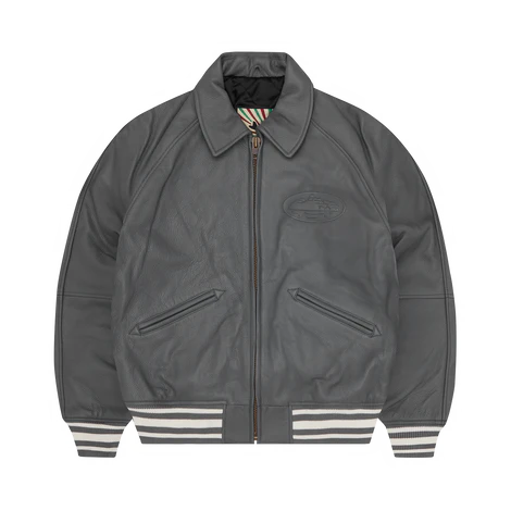 Corteiz V2 Logo DA Skydive Gris Jacket