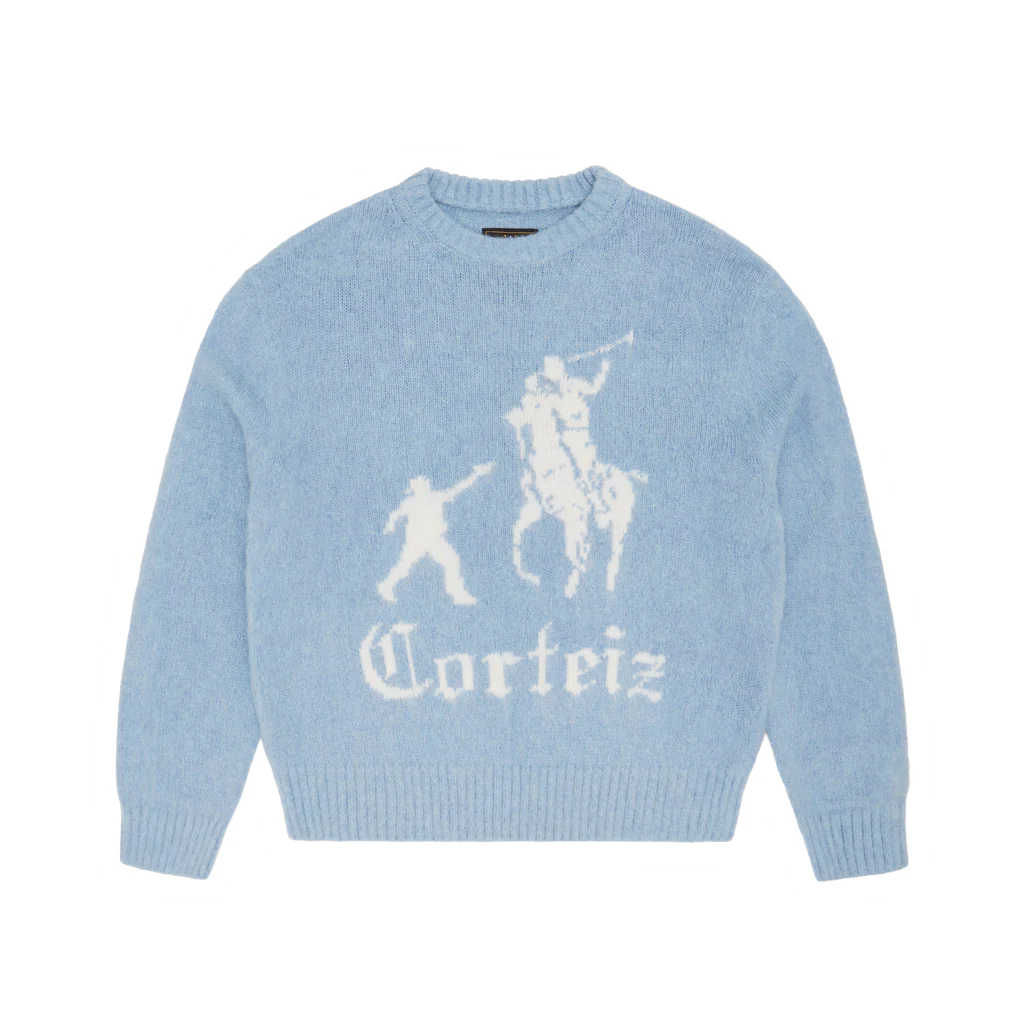 Corteiz Alcatraz Logo Jackin Bleu Bebe Shirt