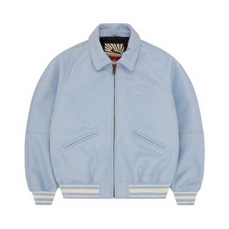 Corteiz V2 Logo DA Skydive Bleu Jacket