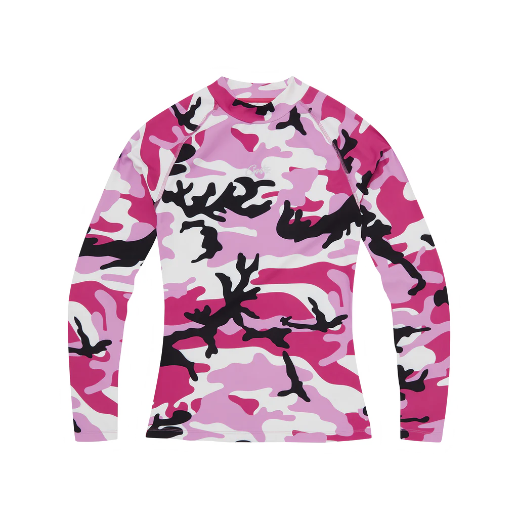 Corteiz Alcatraz Logo Camouflage Rose Shirt