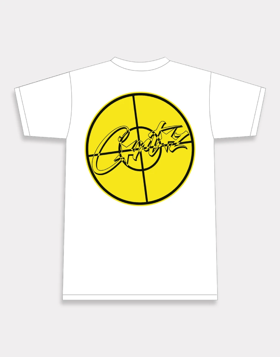 Corteiz Alcatraz Logo Crosshair Blanc T-Shirt