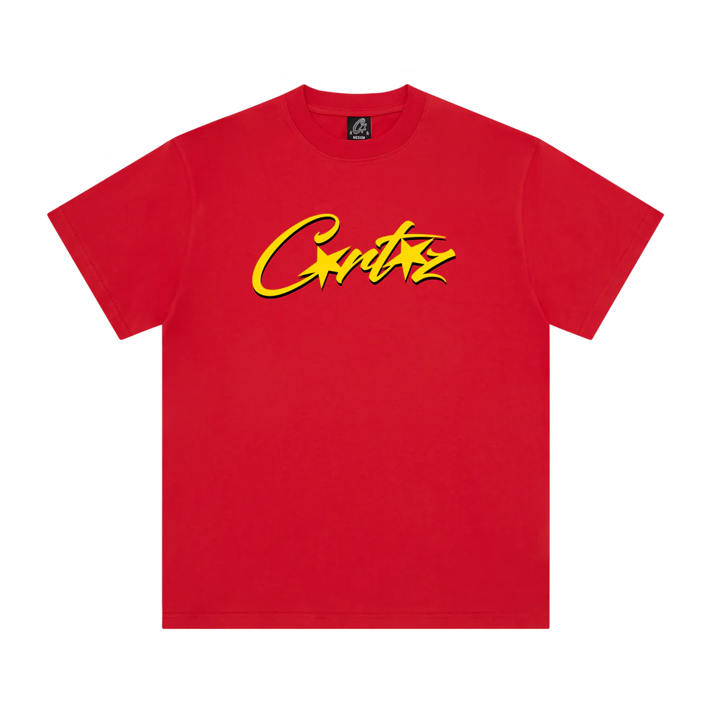 Corteiz Alcatraz Logo All Starz Dark Rouge T-Shirt