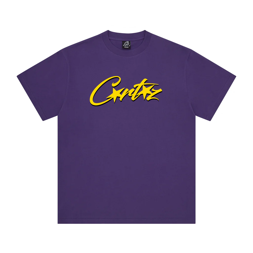 Corteiz Alcatraz Logo All Starz Violet T-Shirt
