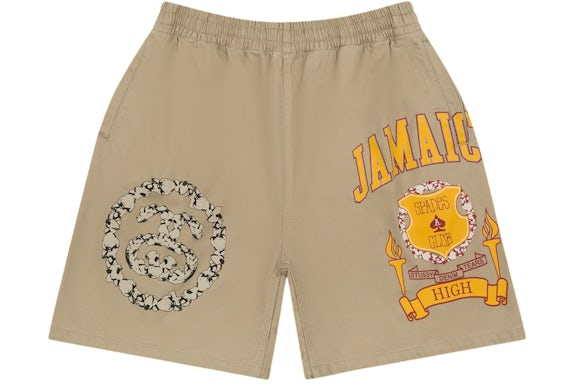 Corteiz X Denim Wreath Khaki Short